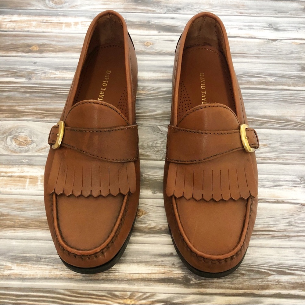 David Taylor NEW Brown Leather Buckle